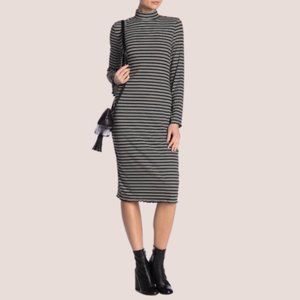 Striped Midi Dress - Size S/M